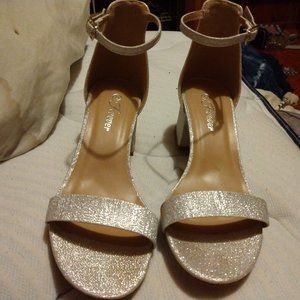 Silver heels